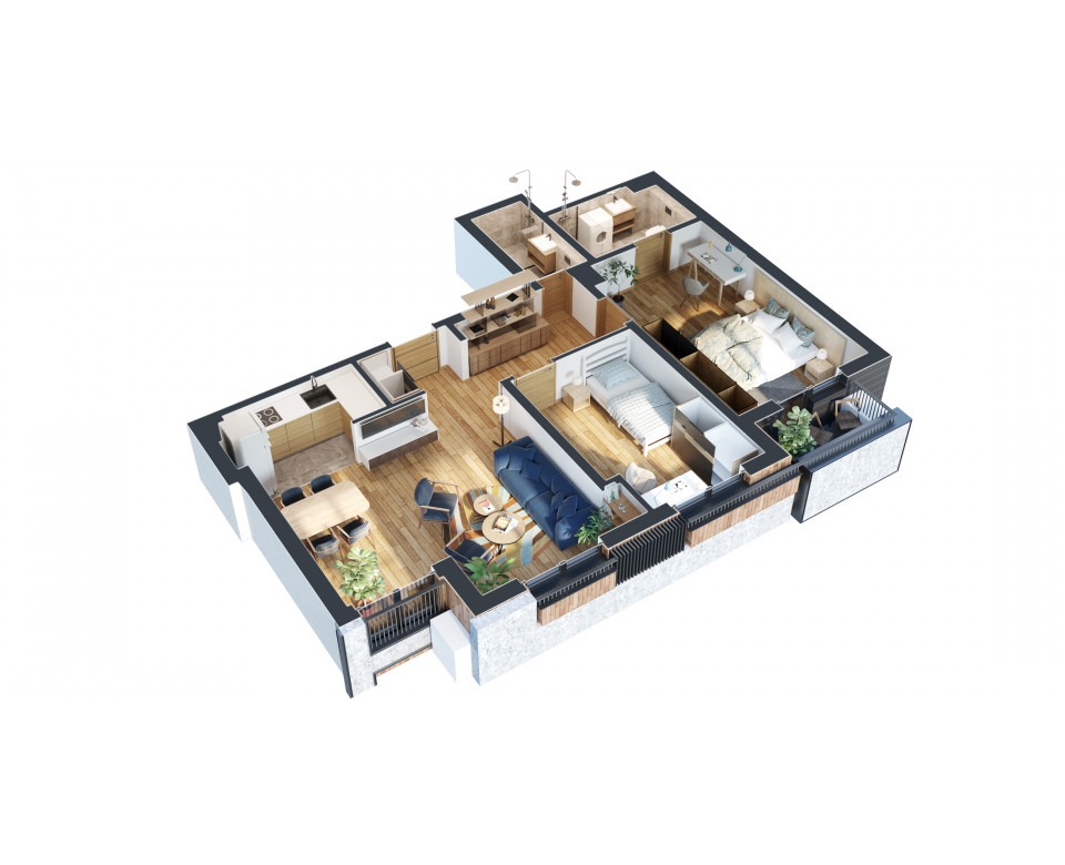 Apartment  11, 13, 15 