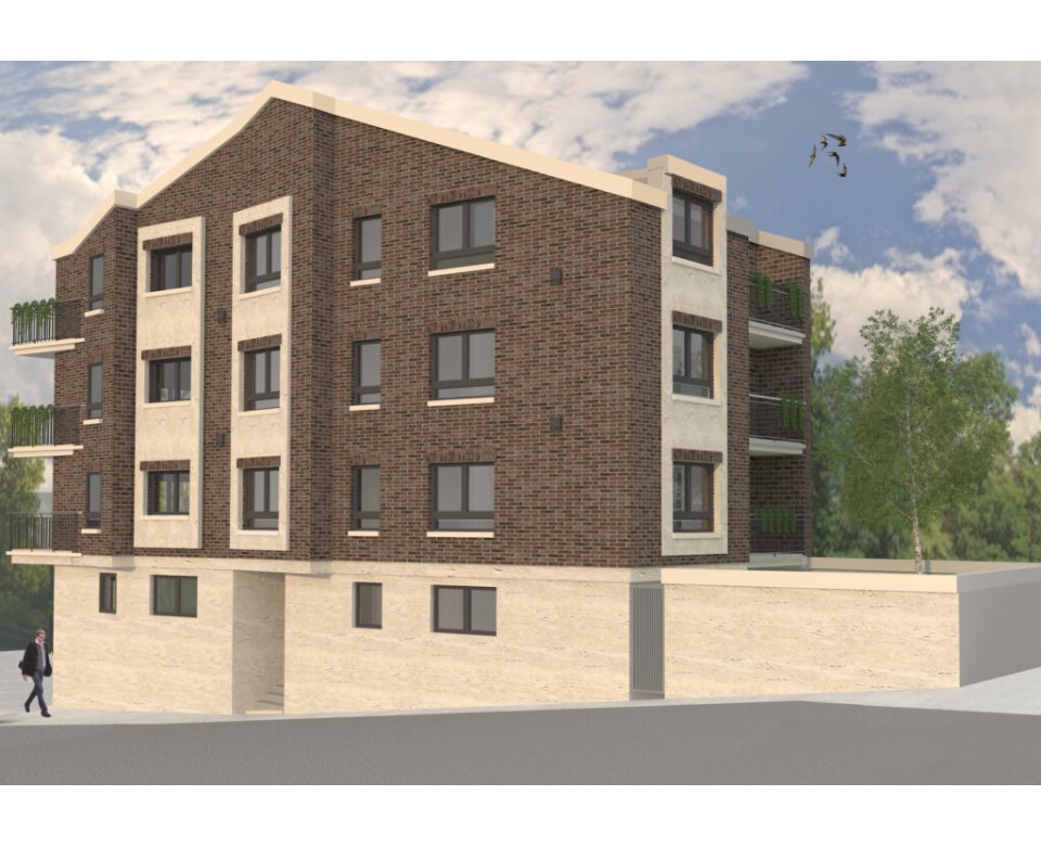 Novogradnja na Vračaru u Beogradu u ulici Jovana Rajića 22