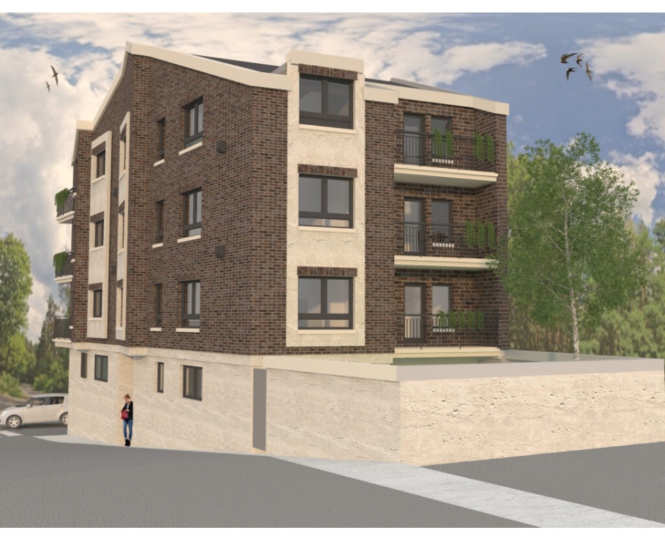 Novogradnja na Vračaru u Beogradu u ulici Jovana Rajića 22