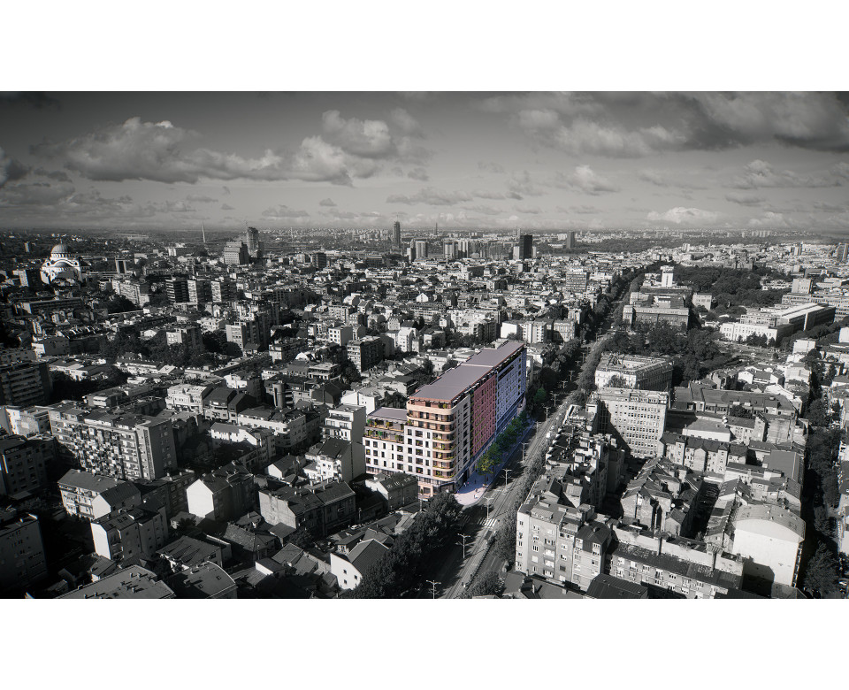 Landmark Residence - New construction Belgrade - the new building in Kralja Aleksandra Boulevard - Depo - Vracar