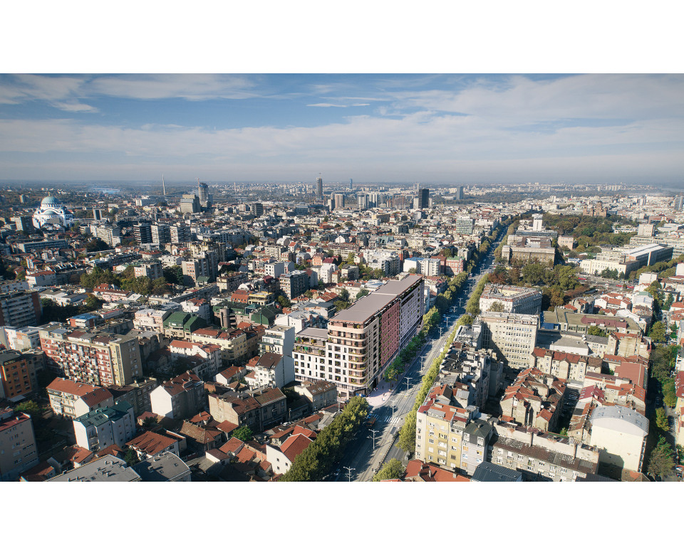 Landmark Residence - New construction Belgrade - the new building in Kralja Aleksandra Boulevard - Depo - Vracar