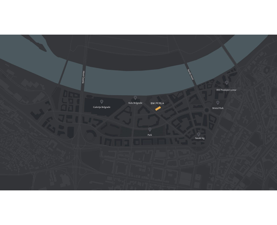 BW Perla - Beograd na vodi - Novogradnja - Savski venac