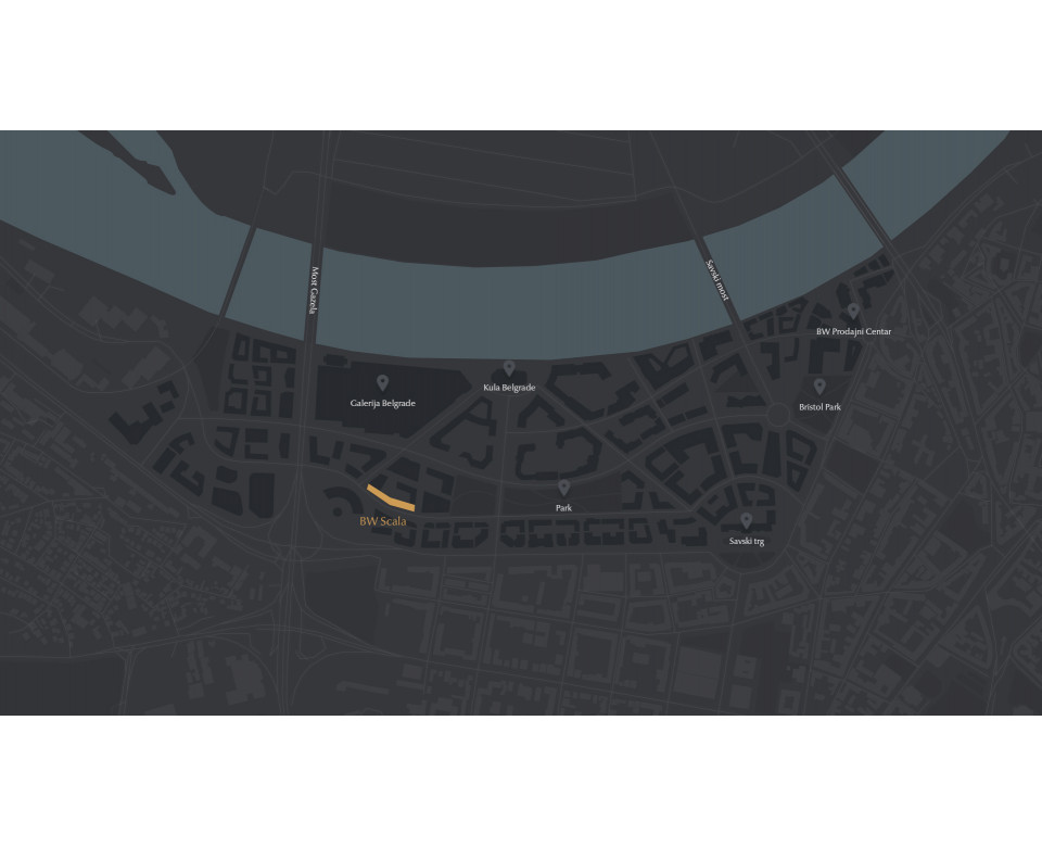 BW Scala - Beograd na vodi - Novogradnja - Savski venac
