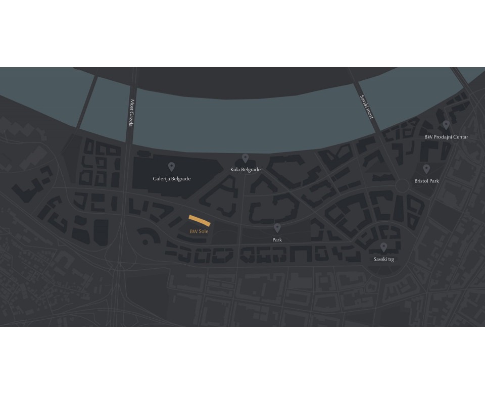 BW Sole - Beograd na vodi - Novogradnja - Savski venac
