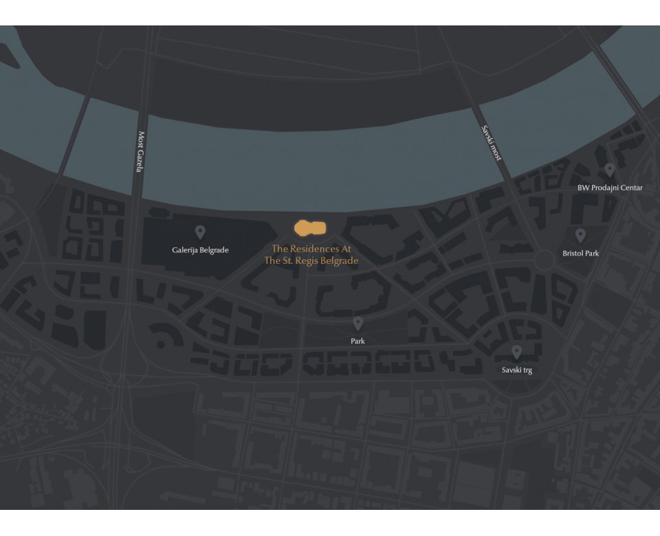 BW Kula Beograd - Beograd na vodi - St. Regis Belgrade - Novogradnja - Savski venac