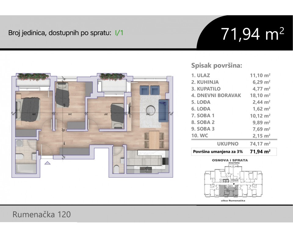 Novogradnja u Novom Sadu - Rumenačka, Nova Detelinara, Novi Sad