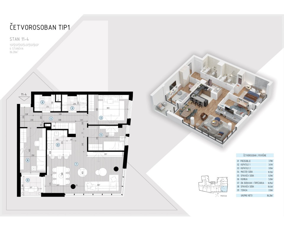 Bulevard - Stambeno-poslovni kompleks - Novogradnja Zvezdara, Beograd