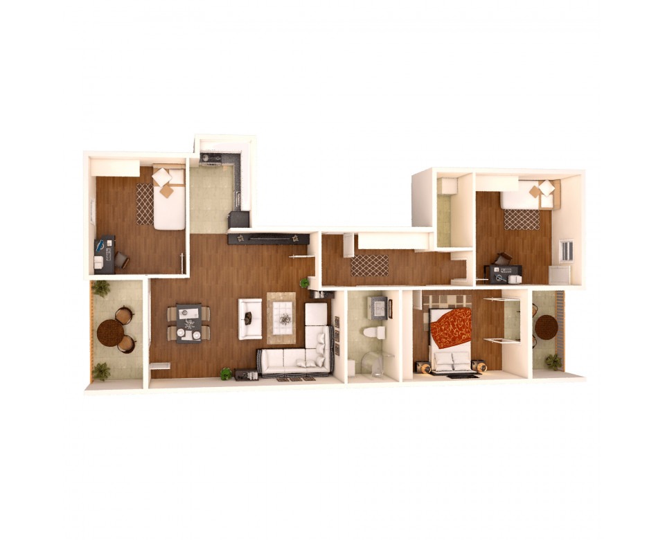 New construction Beska - Residential complex - Trg Danice Jovanovic, Beska