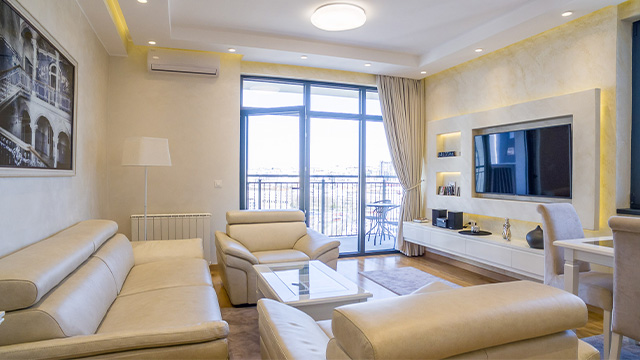 Apartment in Belgrade Waterfront with a view of the Sava River