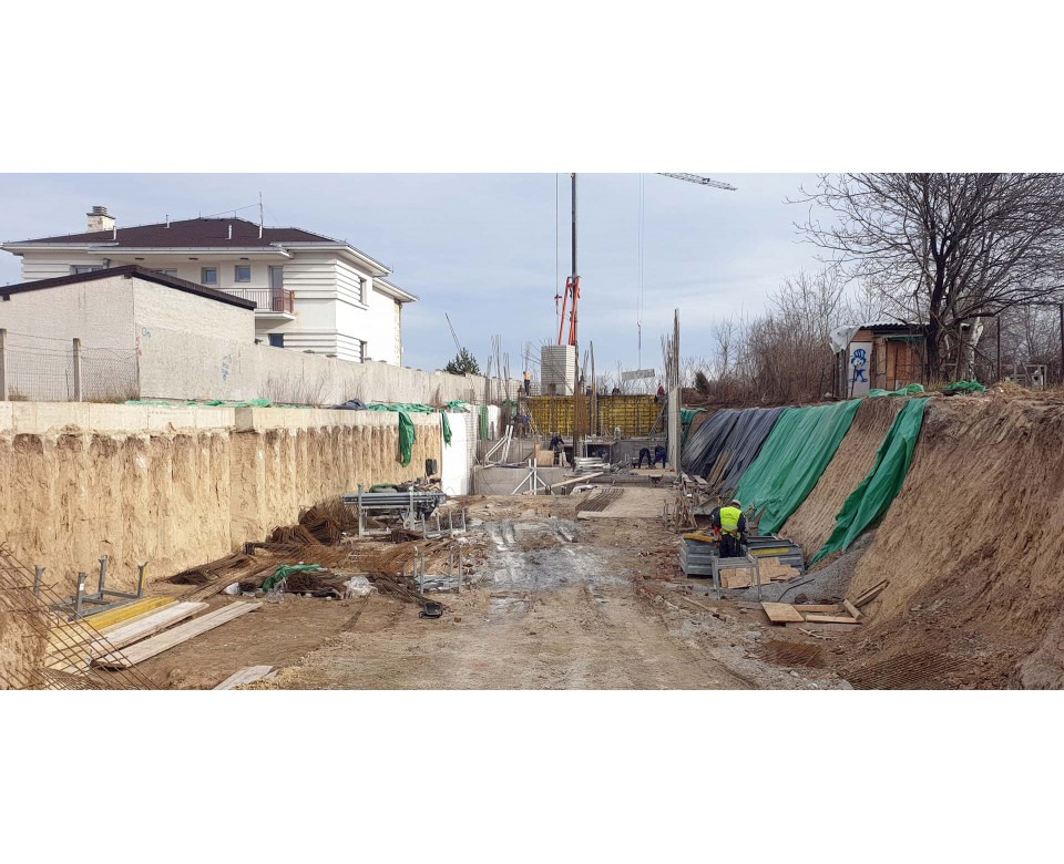 New construction in Belgrade, Zemun - Dunavska trilogija