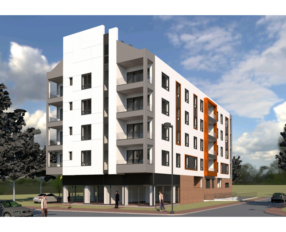 New construction Nis - Residential building in the Momcila Milovanovica street, driveway 6 - Pantelej