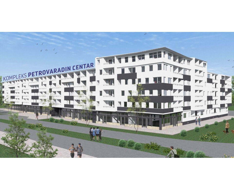 New construction Novi Sad - residential-business complex at 33-37 Preradoviceva street, Petrovaradin