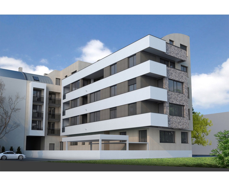 New construction Novi Sad - Residential and business building at Heroja Pinkija Street, Telep