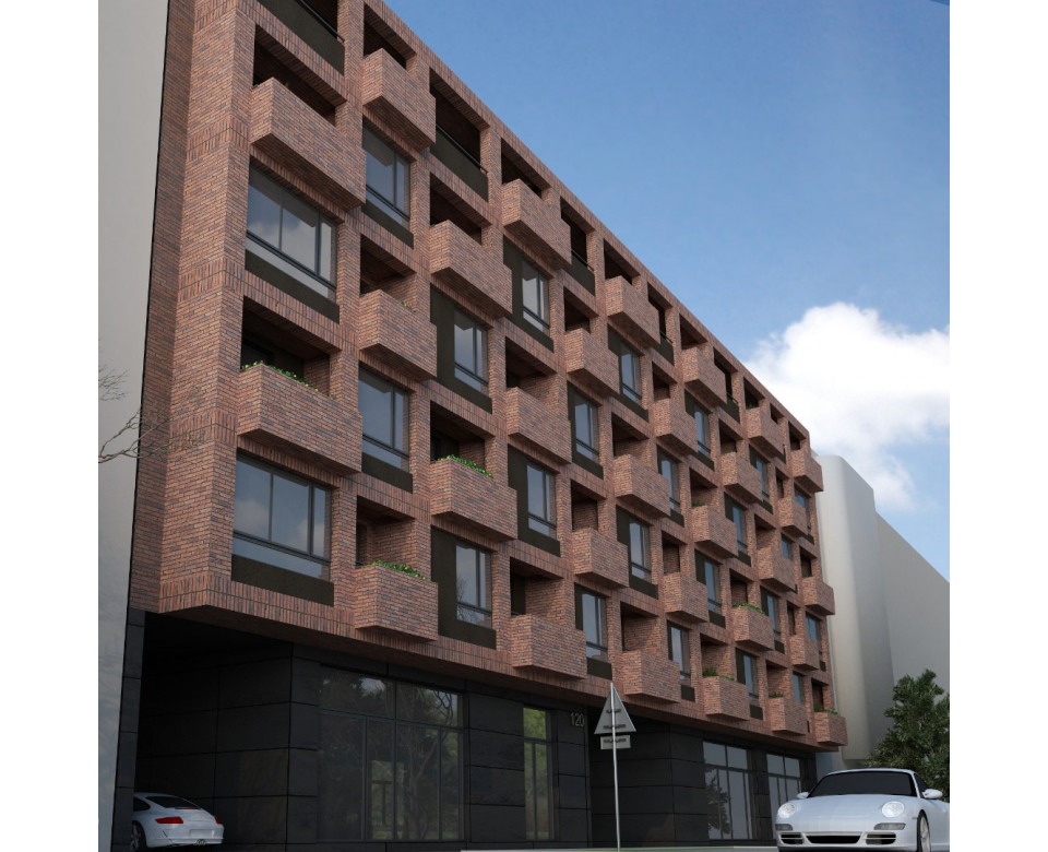 New construction Novi Sad - Residential building at Rumenacka Street - Nova Detelinara, Novi Sad