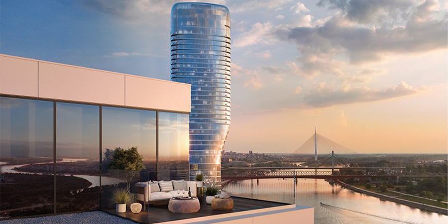 Soon, a new luxury building in Belgrade Waterfront