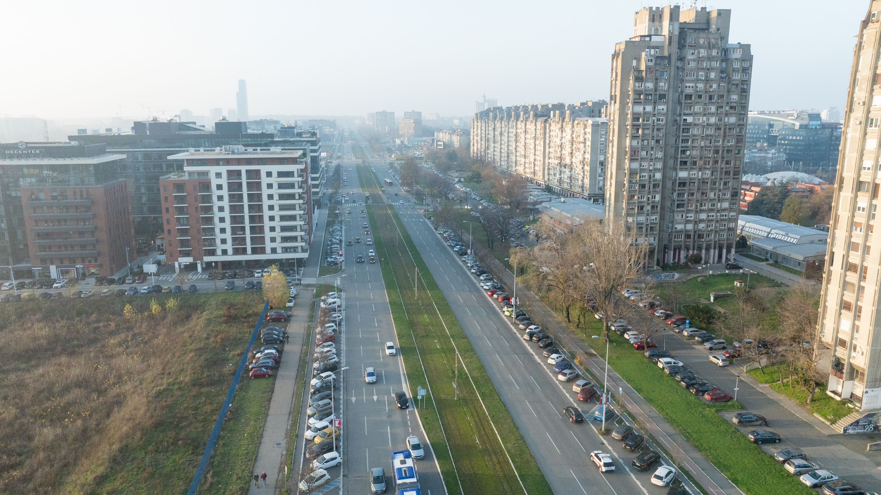 Veliki bulevari i saobraćajnice na Novom Beogradu
