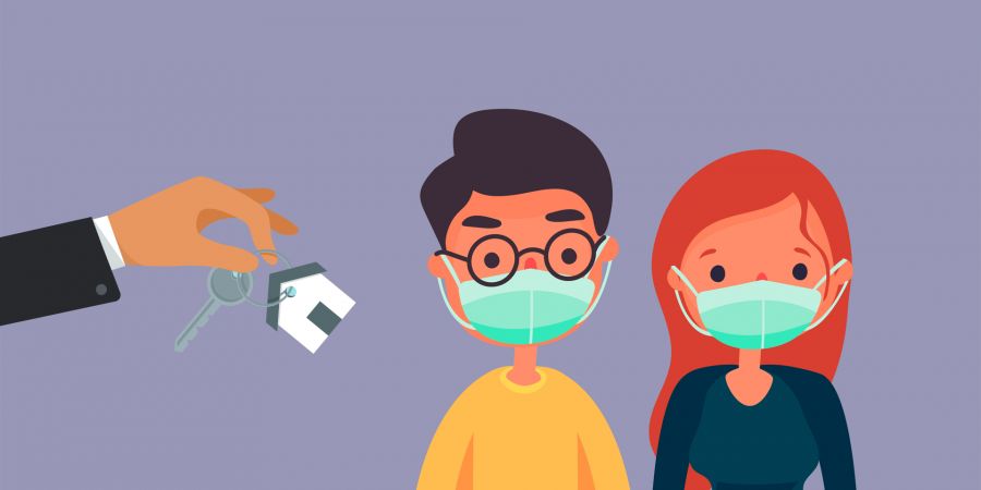 What is different in real estate sale during the state of emergency?