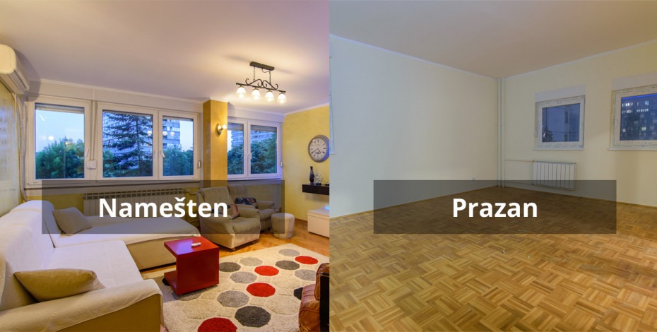 Da li se lakše izdaje namešten ili prazan stan?
